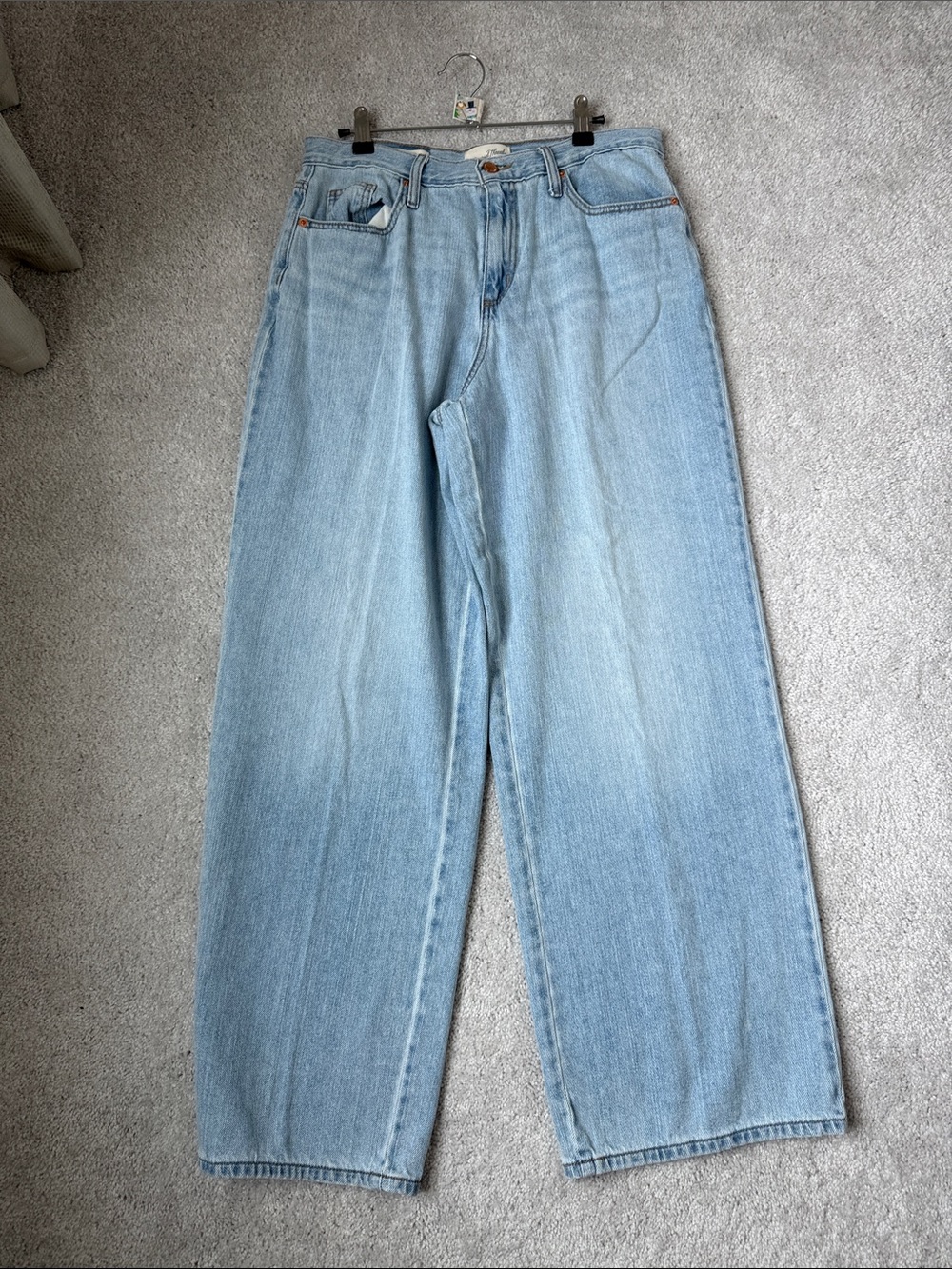 Universal Thread Light Blue High-Rise Straight Jeans